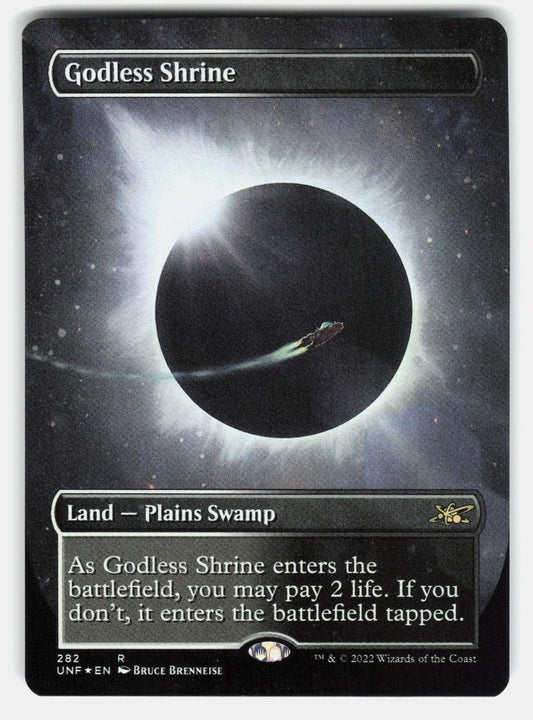 GODLESS SHRINE (BORDERLESS) 282 FOIL   Magic: The Gathering   2022 NM/M0