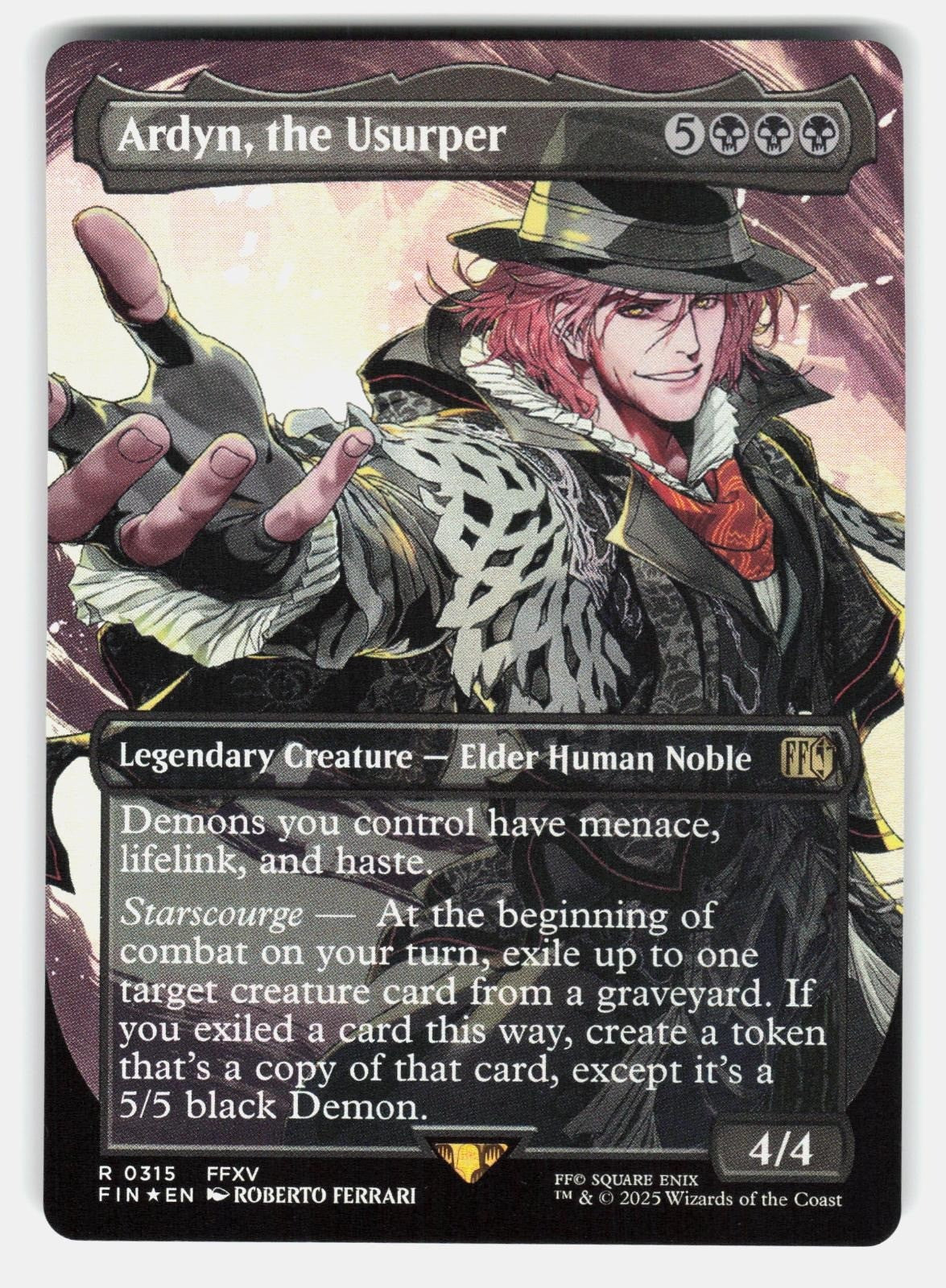 ARDYN, THE USURPER (0315) (BORDERLESS) 315 FOIL   MTG   FERRARI NM/M0