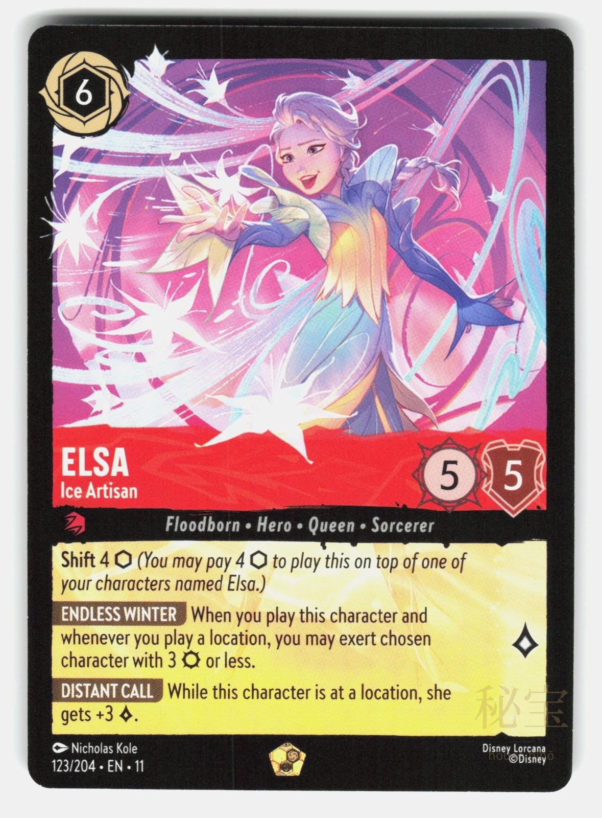 ELSA - ICE ARTISAN 123/204 - LORCANA - NM/M0