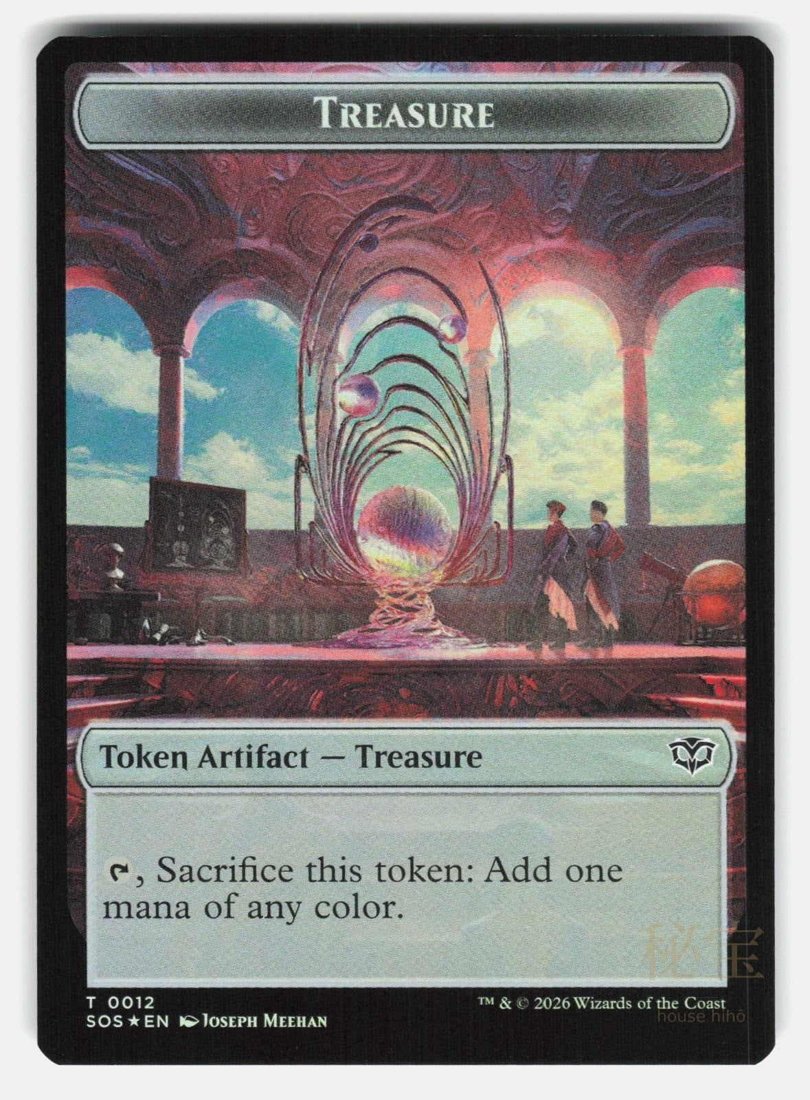 ELEMENTAL (0002) // TREASURE DOUBLE SIDED TOKEN SOS 2 // 12 FOIL MTG MEEHAN NM/M0