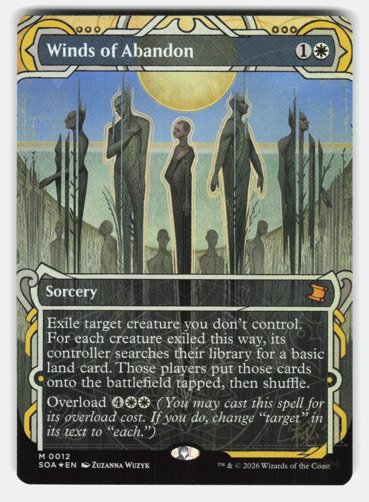 WINDS OF ABANDON FOIL   Magic: The Gathering   WUZYK NM/M0