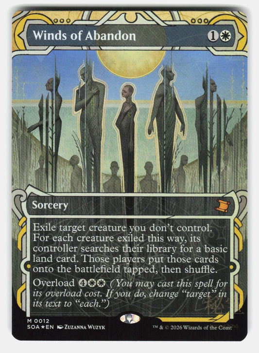 WINDS OF ABANDON FOIL   Magic: The Gathering   WUZYK NM/M0