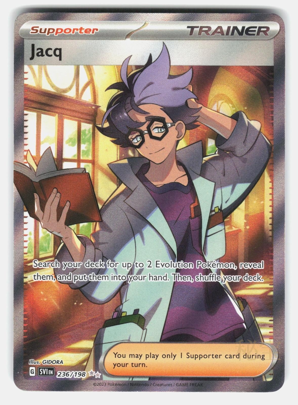 JACQ SVI 236/198   Pokemon   2023 GIDORA NM/M0