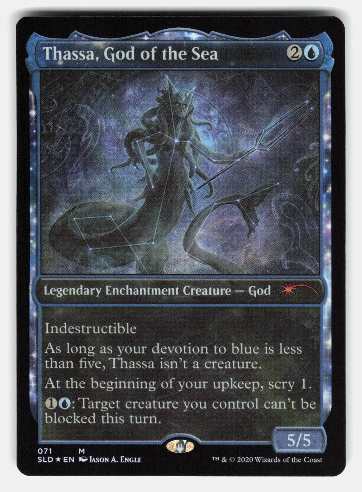 THASSA, GOD OF THE SEA SLD 71 FOIL   Magic: The Gathering   ENGLE NM/M0