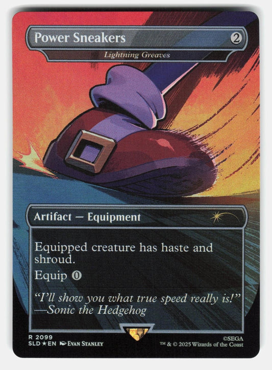 POWER SNEAKERS   LIGHTNING GREAVES FOIL   Magic: The Gathering   STANLEY NM/M0
