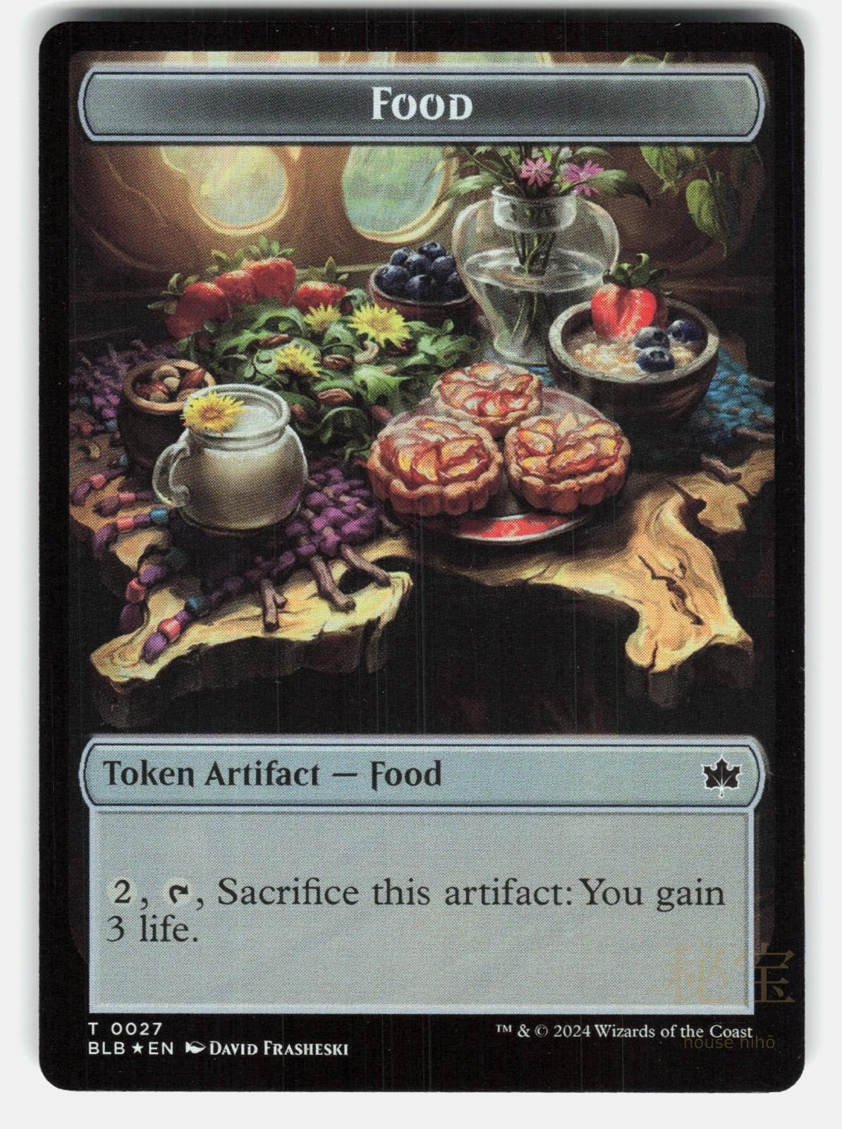 FOOD // BUSHY BODYGUARD DOUBLE SIDED TOKEN FOIL   MTG   KASPER NM/M0