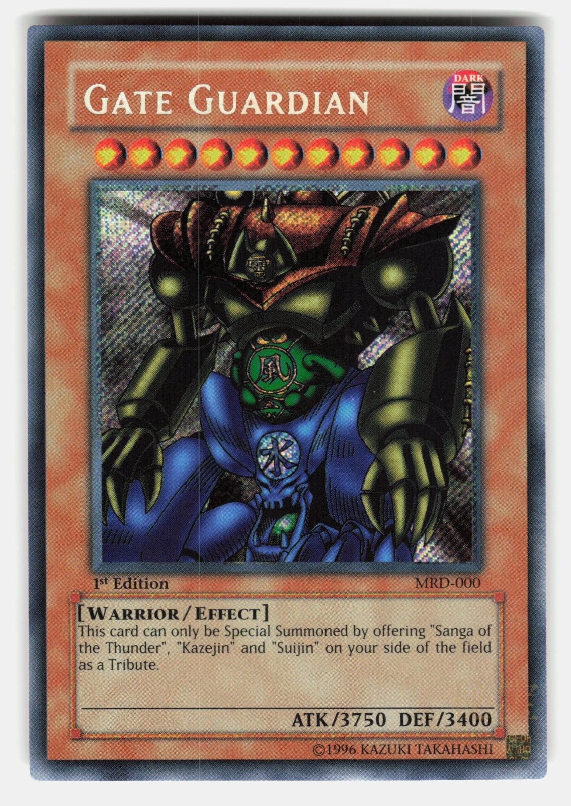GATE GUARDIAN Metal Raiders 1ST EDITION   Yu Gi Oh ASIAN ENGLISH   2004 LP0