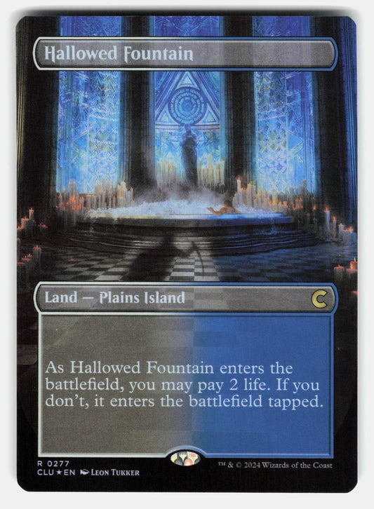 HALLOWED FOUNTAIN (BORDERLESS) 277 FOIL - Magic: The Gathering - TUKKER NM/M0