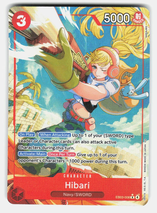 HIBARI (ALTERNATE ART) EB 03 EB03 008 FOIL   One Piece   2026 NAKAUMA NM/M0
