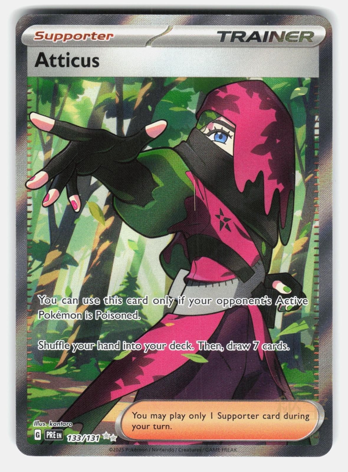ATTICUS PRE 133/131   Pokemon   2025 KANTARO NM/M0