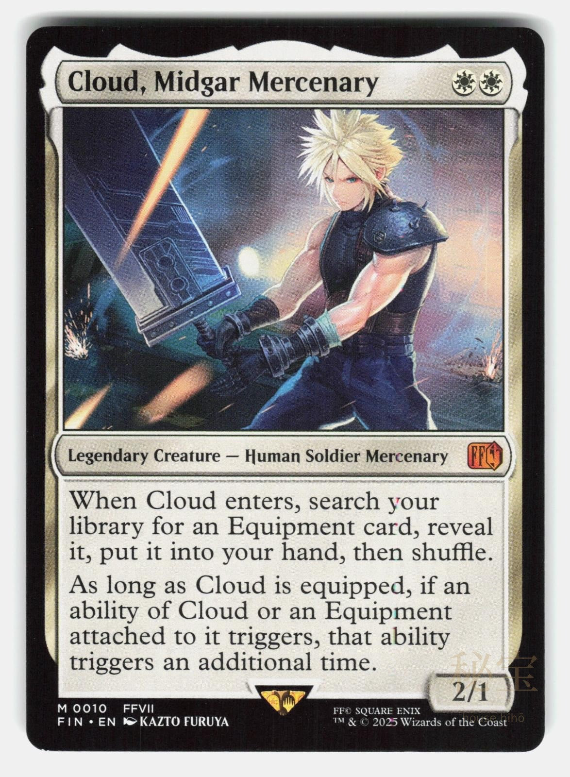 CLOUD, MIDGAR MERCENARY   Magic: The Gathering   FURUYA NM/M0
