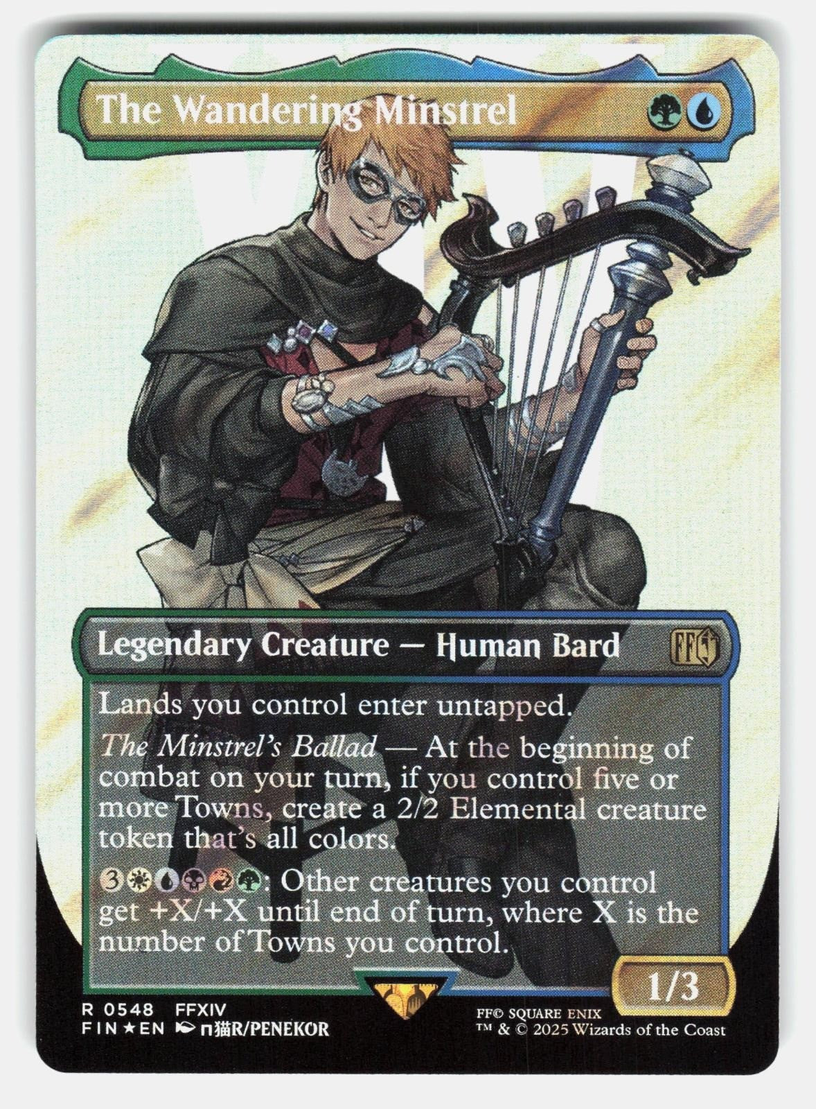 THE WANDERING MINSTREL (BORDERLESS) (SURGE FOIL) 548   MTG   PENEKOR NM/M0