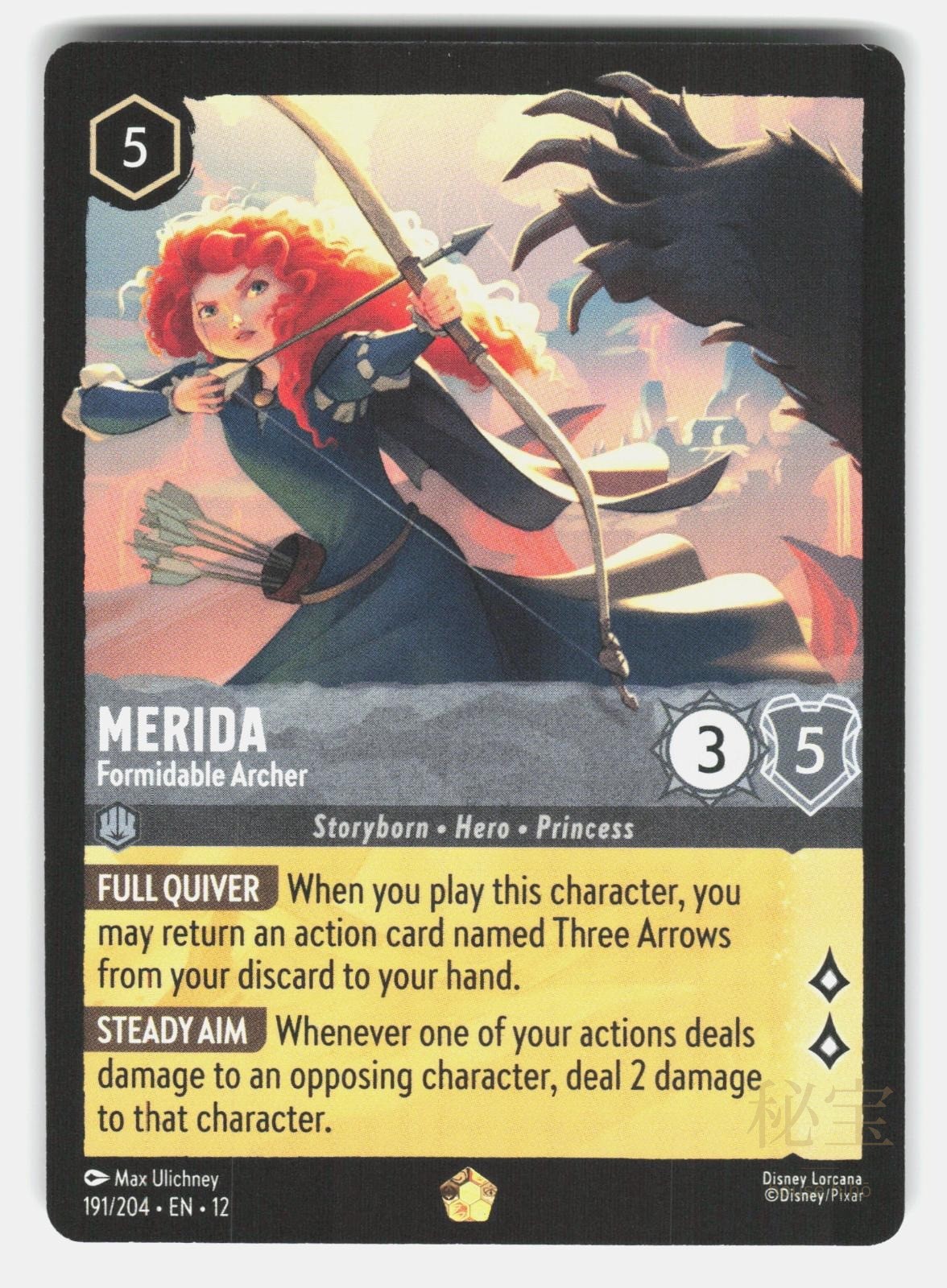 MERIDA - FORMIDABLE ARCHER 12 191/204 - Lorcana - 2026 ULICHNEY NM/M0