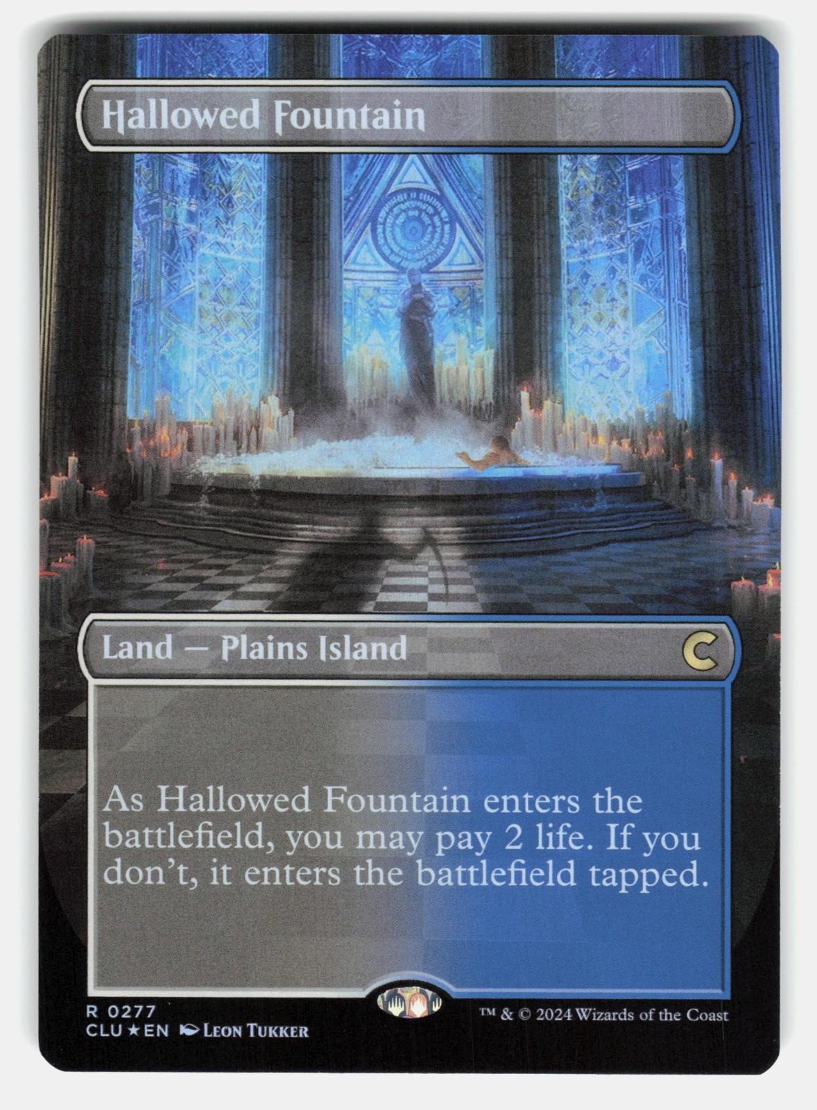 HALLOWED FOUNTAIN (BORDERLESS) 277 FOIL - Magic: The Gathering - TUKKER NM/M0