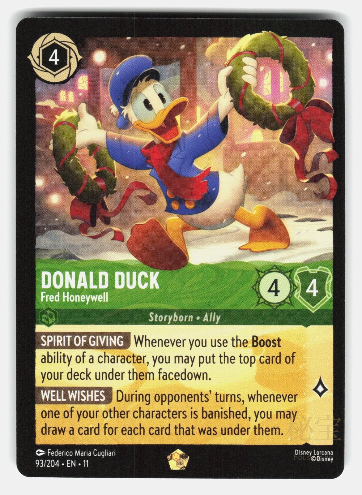 DONALD DUCK - FRED HONEYWELL 93/204 - LORCANA - NM/M0