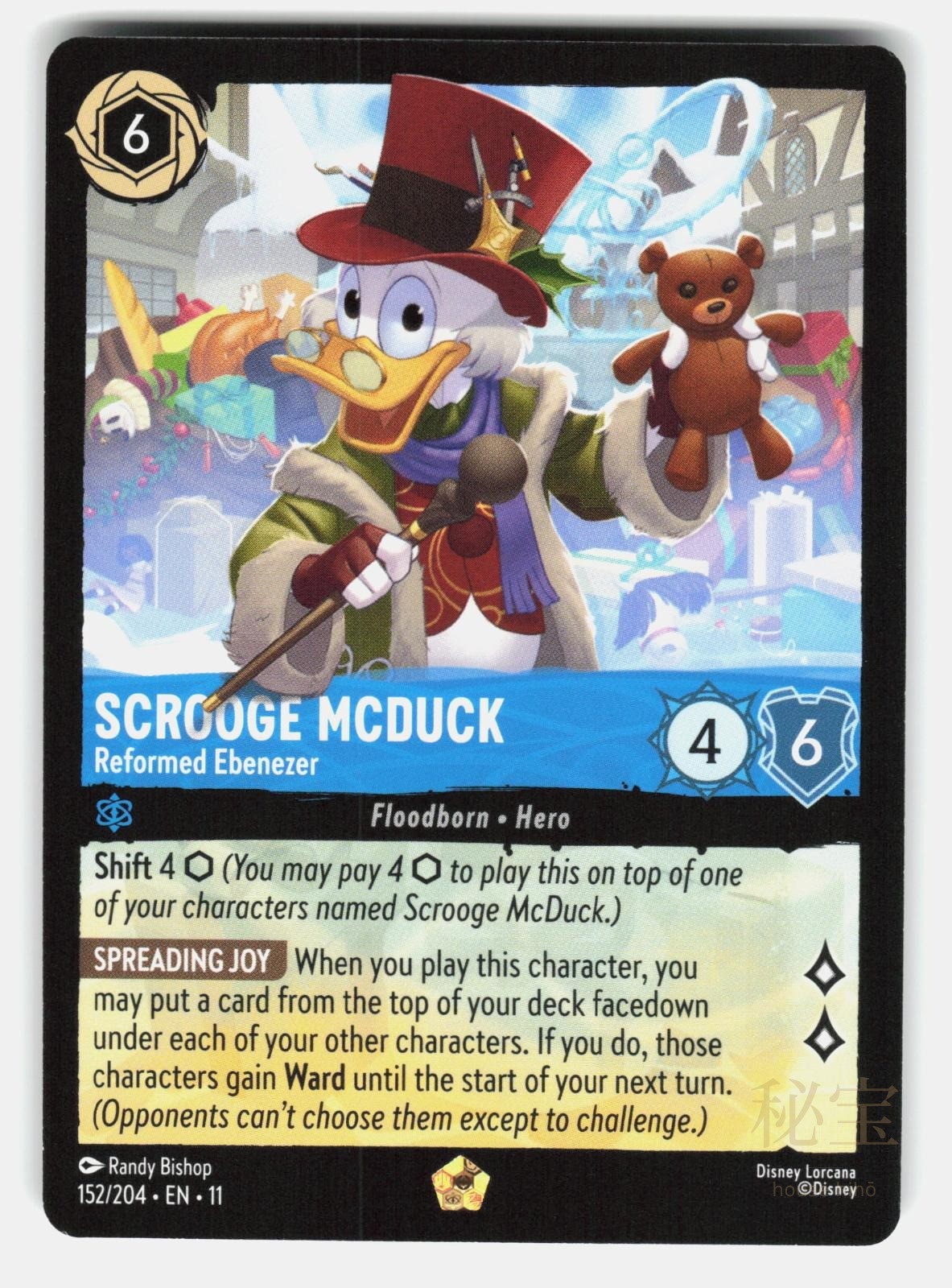 SCROOGE MCDUCK - REFORMED EBENEZER 152/204 - LORCANA - NM/M0