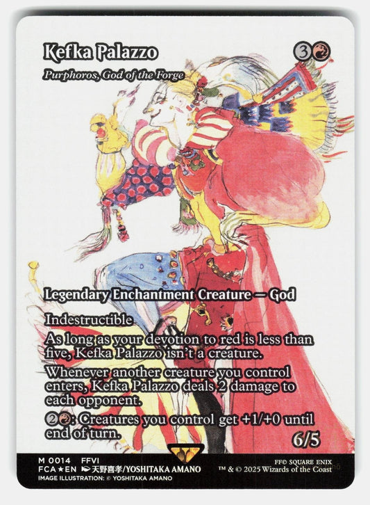 KEFKA PALAZZO - PURPHOROS, GOD OF THE FORGE ( SHOWCASE ) FOIL - MTG - NM/M0