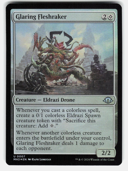 GLARING FLESHRAKER FOIL   Magic: The Gathering   LOMOTAN NM/M0