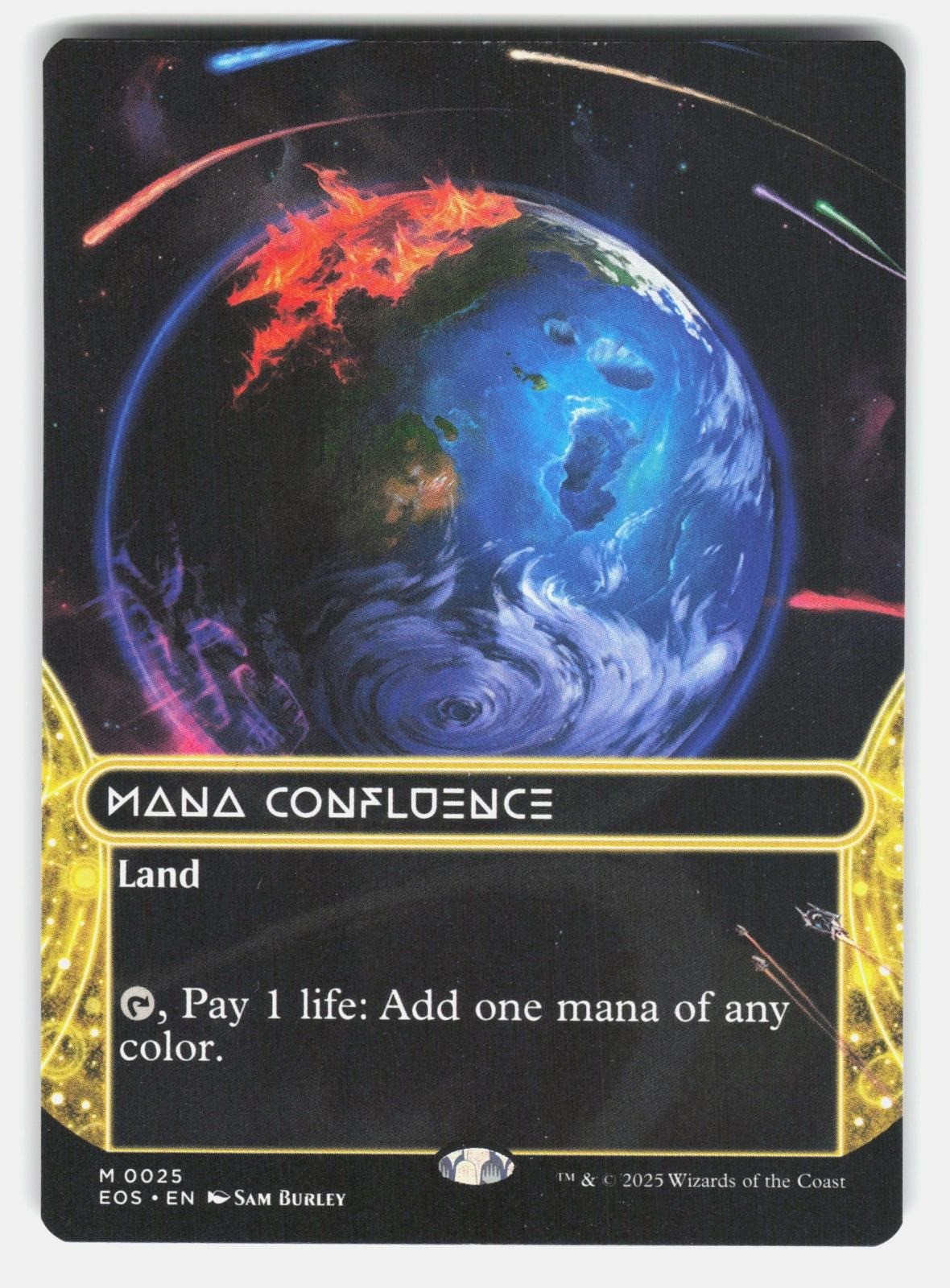 MANA CONFLUENCE (0025) (BORDERLESS) 25   Magic: The Gathering   2025 BURLEY NM/M0
