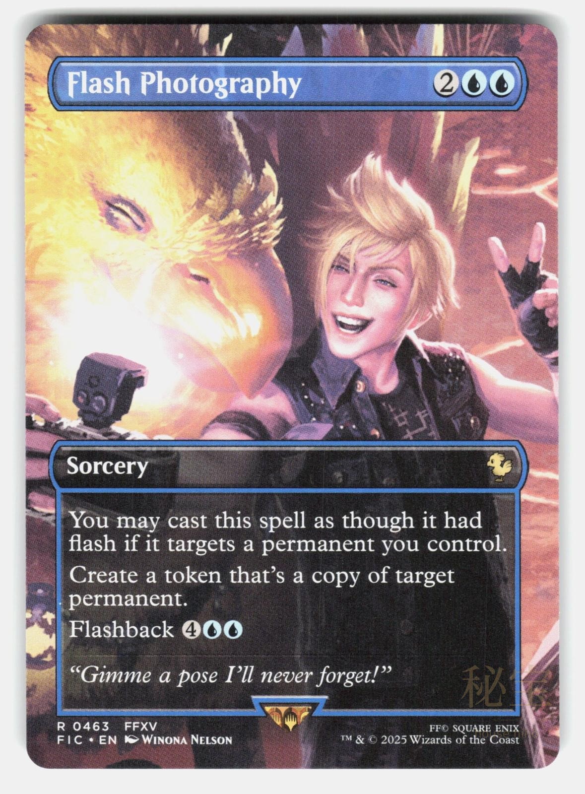 FLASH PHOTOGRAPHY (BORDERLESS)   Magic: The Gathering   NELSON NM/M0