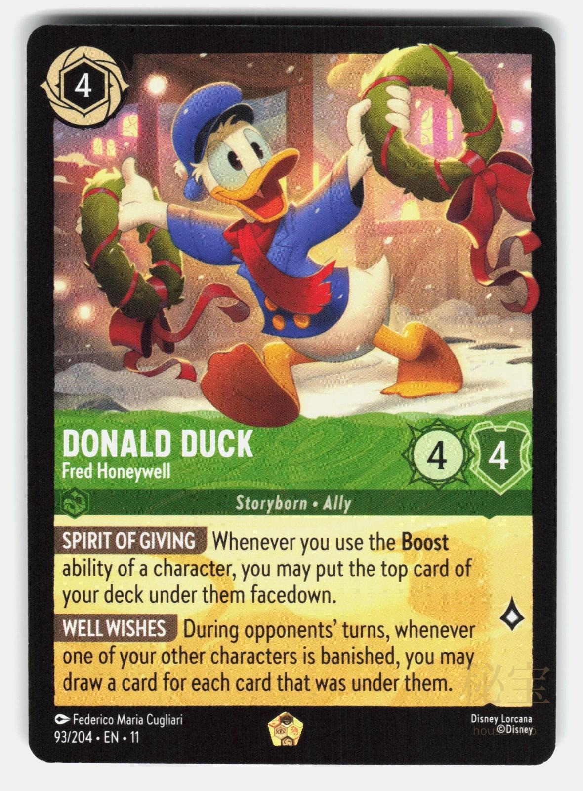 DONALD DUCK   FRED HONEYWELL   Lorcana   CUGLIARI NM/M0