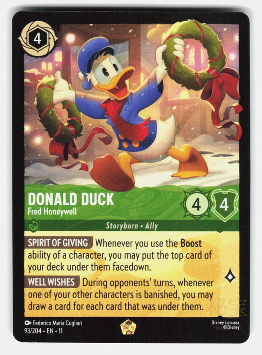 DONALD DUCK   FRED HONEYWELL   Lorcana   CUGLIARI NM/M0