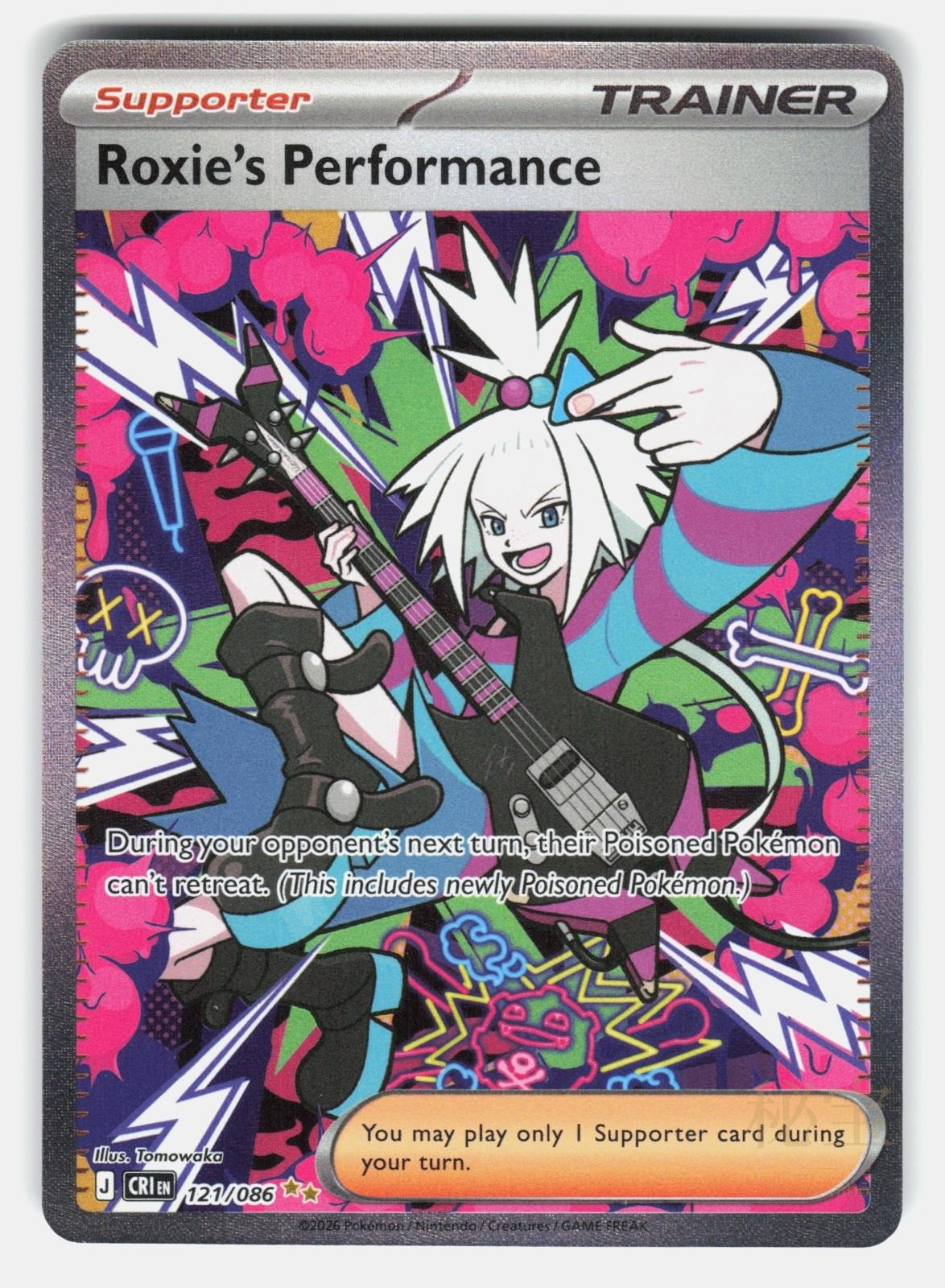 ROXIE'S PERFORMANCE CRI 121/086   Pokemon   2026 NOBUSAWA/MOCHIPUYO NM/M0