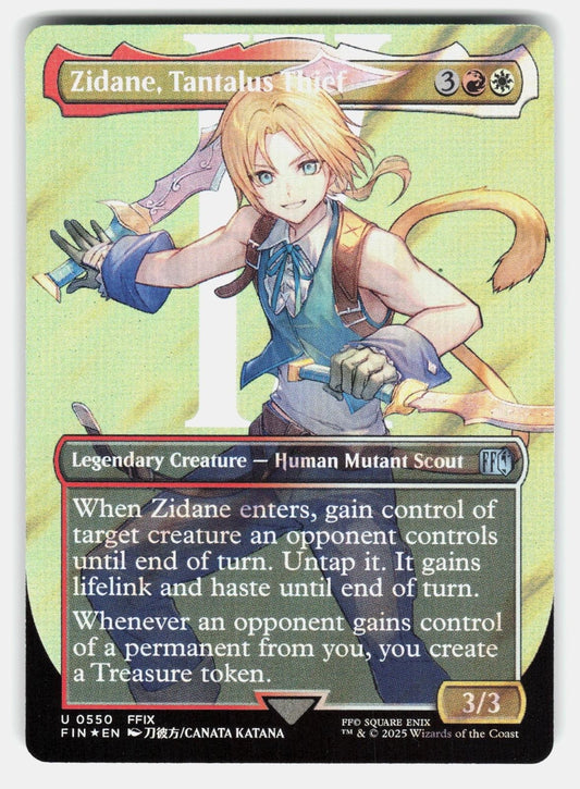 ZIDANE, TANTALUS THIEF (BORDERLESS) (SURGE FOIL) 550   MTG   KATANA NM/M0