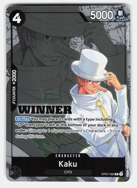 KAKU (WINNER PACK 2025 VOL. 1) OP07 OP07 080 FOIL   One Piece   2022 LTD. NM/M0