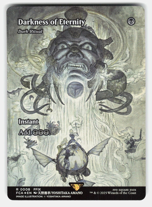 DARKNESS OF ETERNITY   DARK RITUAL (SHOWCASE) 8 FOIL   MTG   AMANO NM/M0