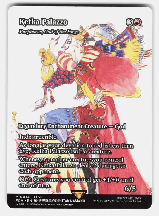 KEFKA PALAZZO   PURPHOROS, GOD OF THE FORGE ( SHOWCASE )   MTG   AMANO NM/M0