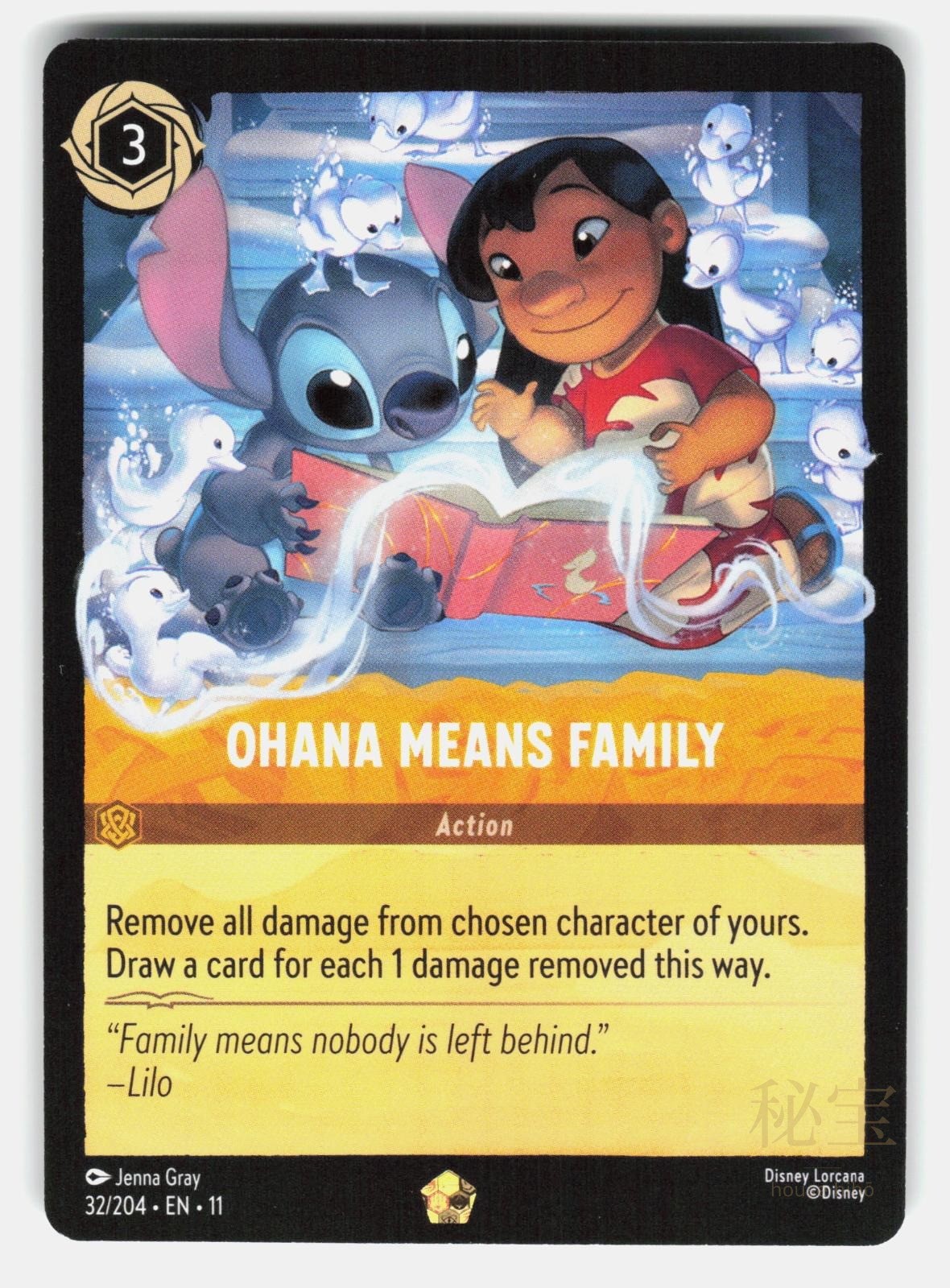 OHANA MEANS FAMILY 11 32/204   Lorcana   2026 GRAY NM/M0