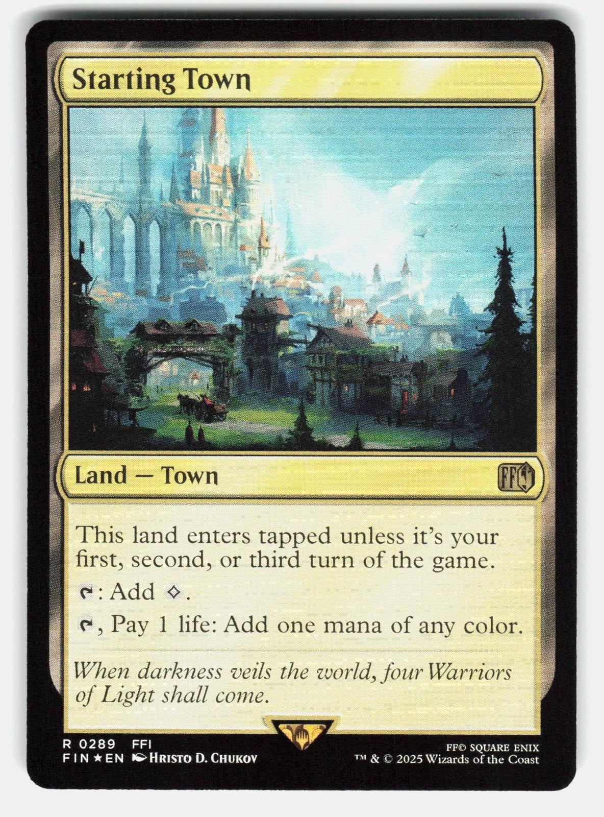 STARTING TOWN FOIL   Magic: The Gathering   CHUKOV NM/M0