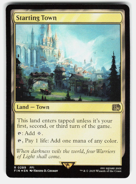STARTING TOWN FOIL   Magic: The Gathering   CHUKOV NM/M0