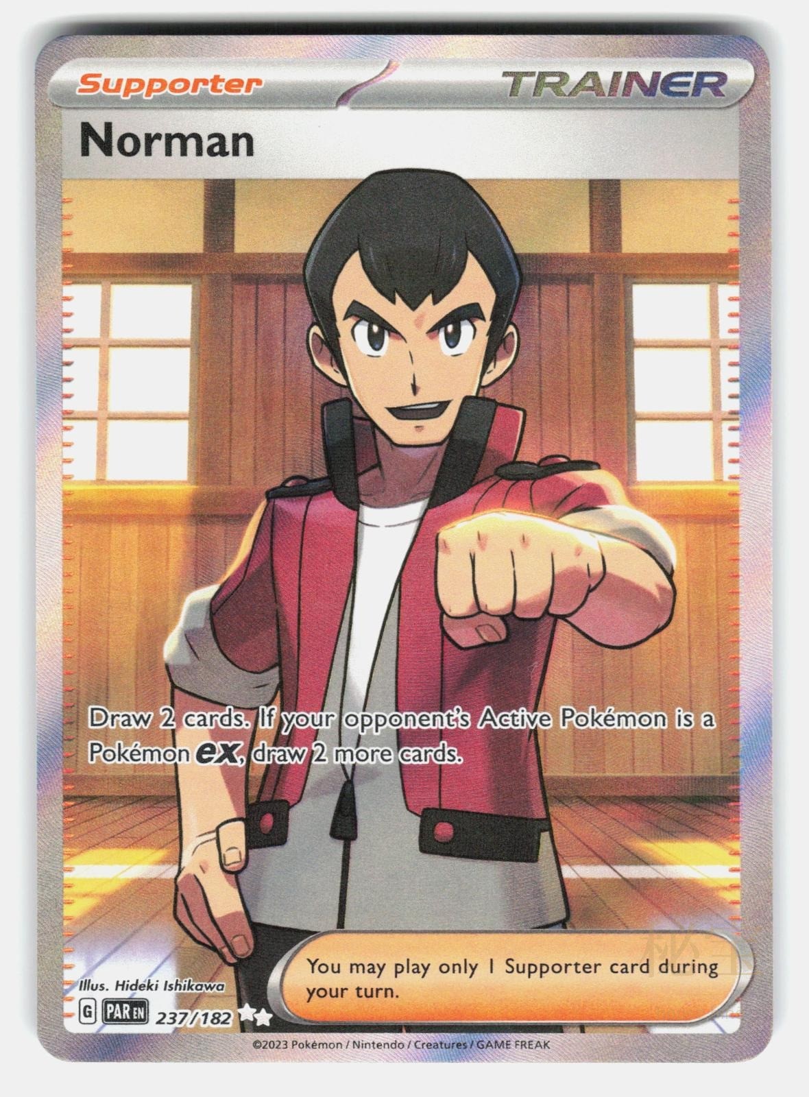 NORMAN PAR 237/182   Pokemon   2023 ISHIKAWA NM/M0