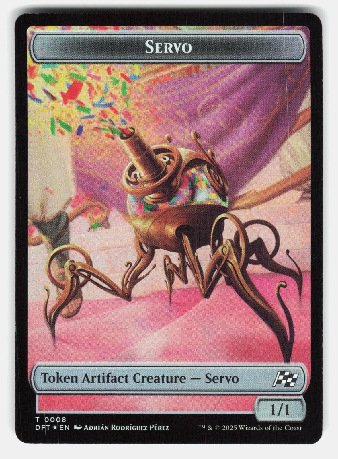 SERVO // THOPTER (0009) DOUBLE SIDED TOKEN FOIL  Magic: The Gathering  FANG NM/M0