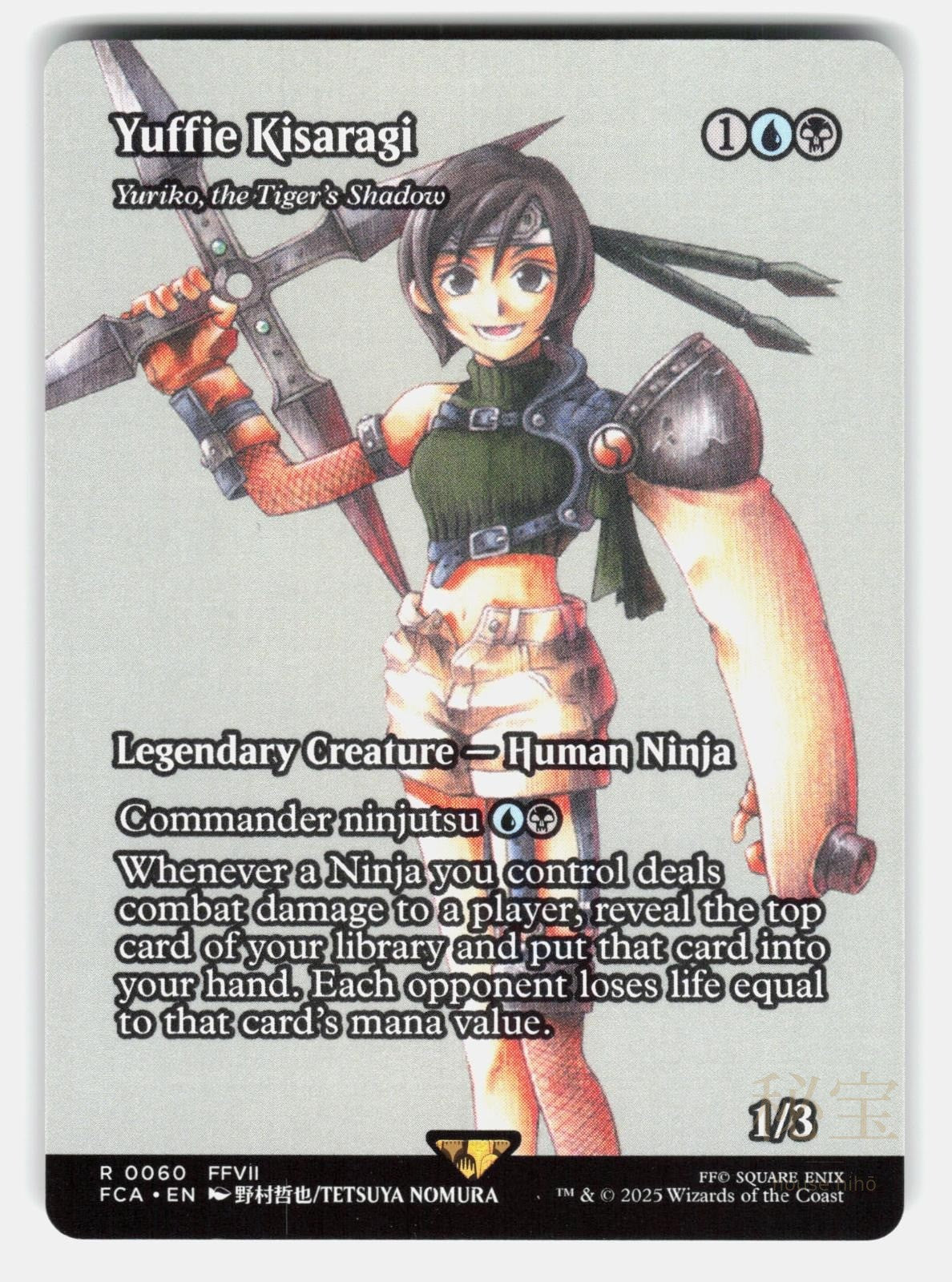 YUFFIE KISARAGI   YURIKO, THE TIGER'S SHADOW (SHOWCASE)   MTG   NOMURA NM/M0