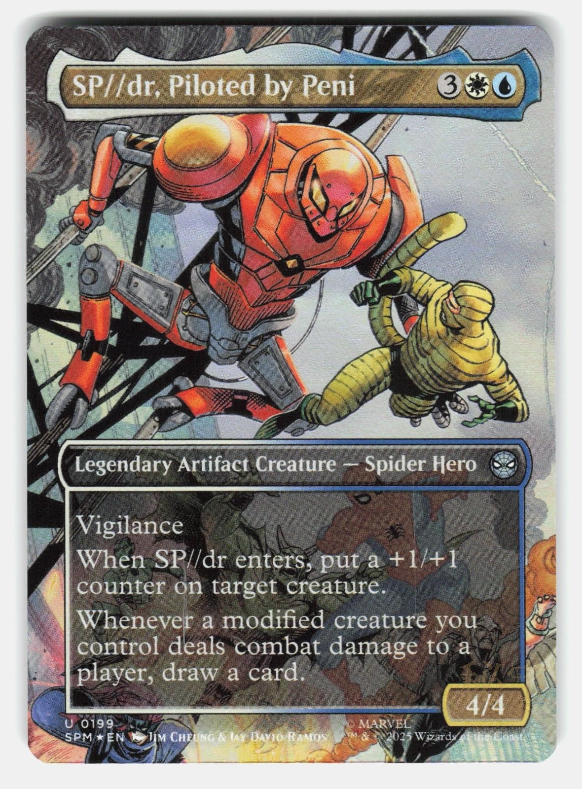SP//DR, PILOTED BY PENI (BORDERLESS) FOIL   MAGIC: THE GATHERING   RAMOS NM/M0