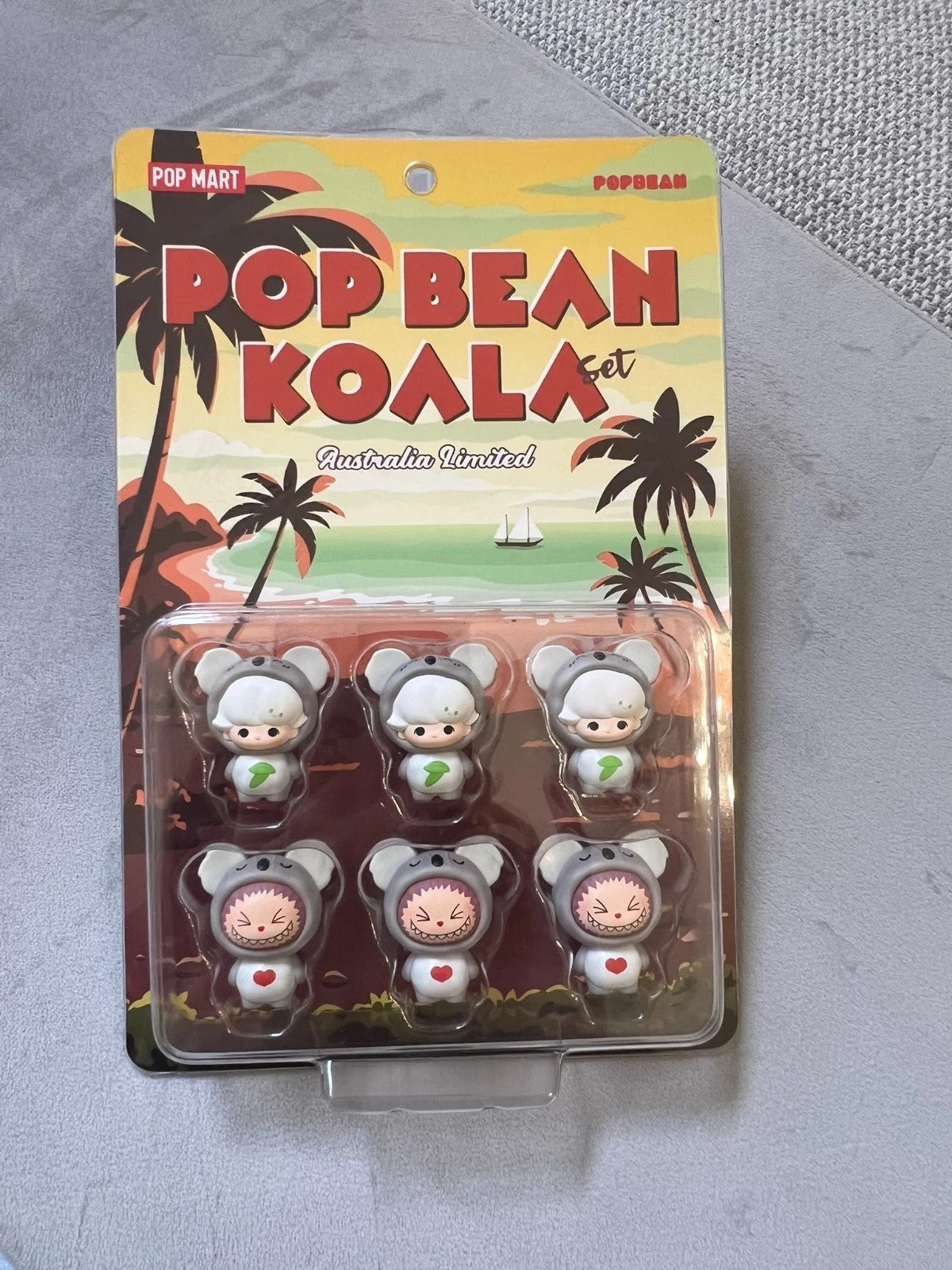 POP MART POP BEAN Koala Set Mini Figures (6 Pack) | Australia Edition1