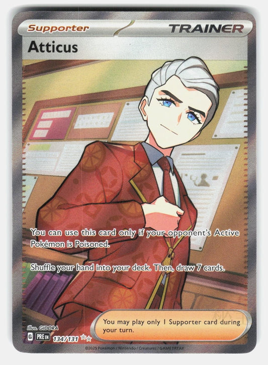 ATTICUS PRE 134/131   Pokemon   2025 GIDORA NM/M0