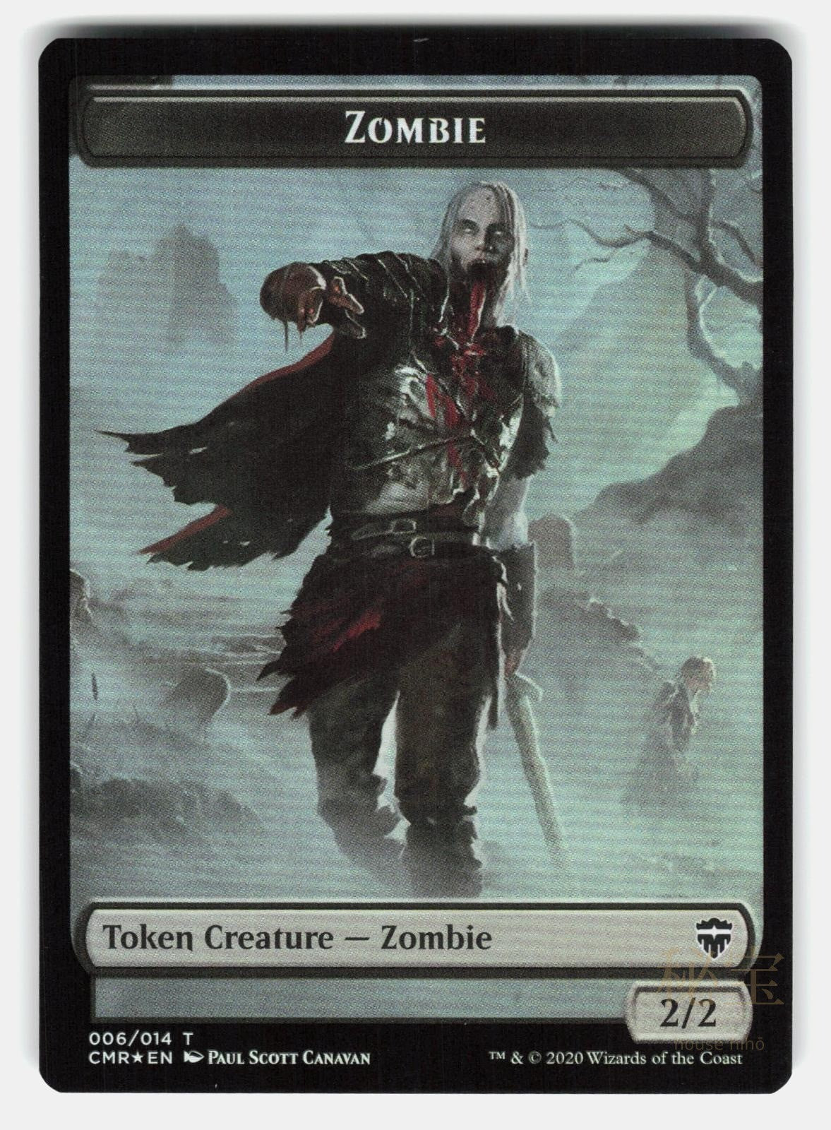 SPIRIT // ZOMBIE DOUBLE SIDED TOKEN FOIL   Magic: The Gathering   CANAVAN LP0