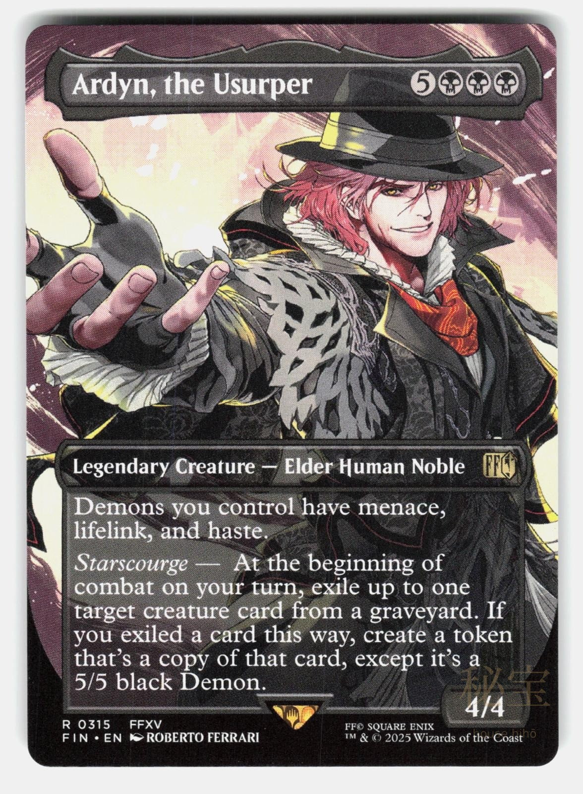 ARDYN, THE USURPER (0315) (BORDERLESS)   Magic: The Gathering   FERRARI NM/M0