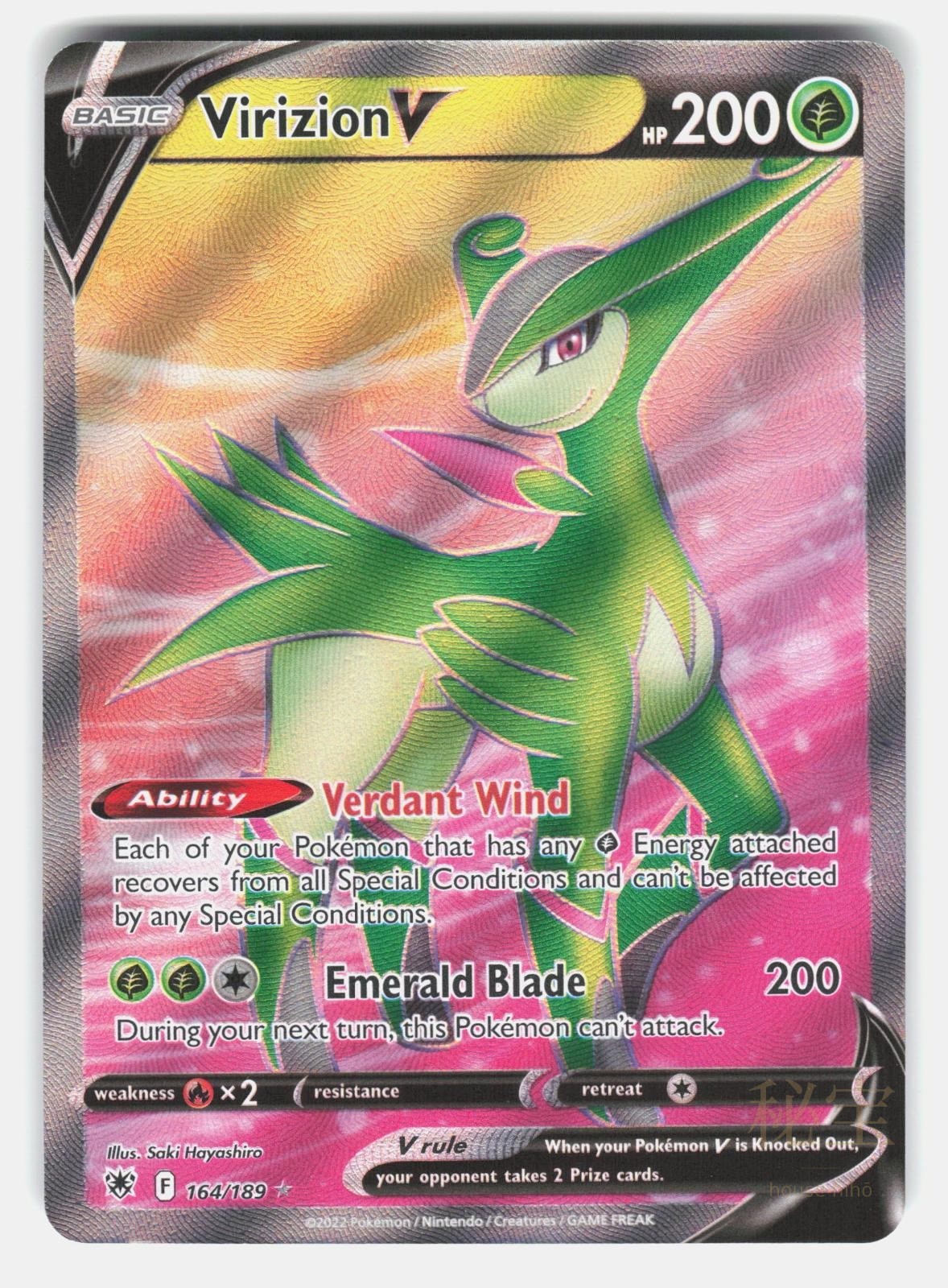 VIRIZION V ASR 164/189   Pokemon   2022 HAYASHIRO NM/M0