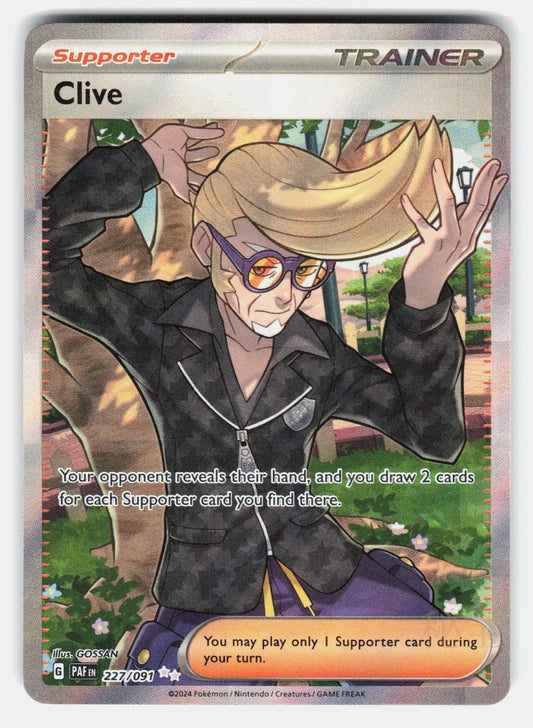 CLIVE PAF 227/091   Pokemon   2024 GOSSAN LP0