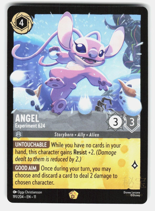 ANGEL - EXPERIMENT 624 191/204 - LORCANA - NM/M0