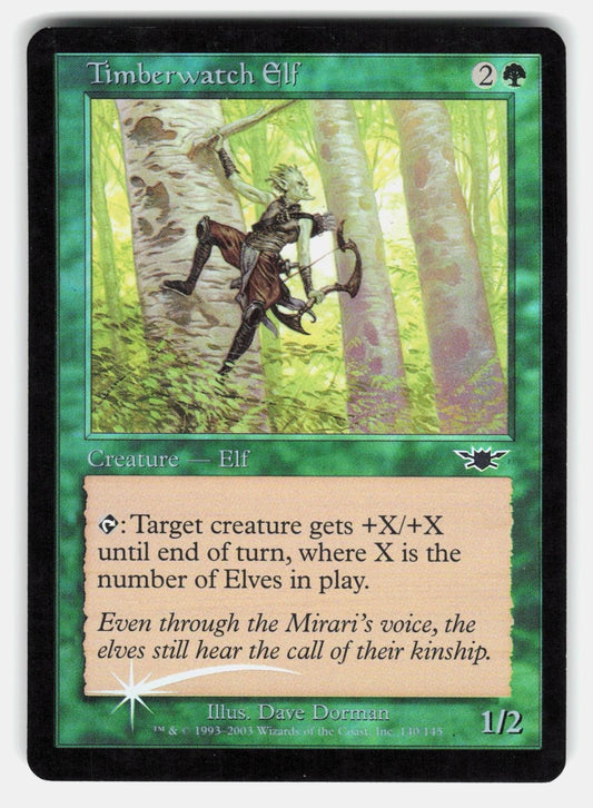 TIMBERWATCH ELF FOIL   Magic: The Gathering   DORMAN LP0