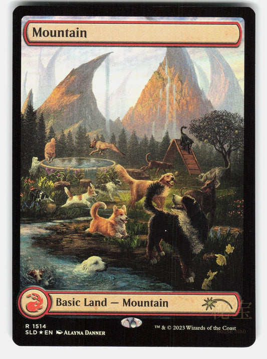 MOUNTAIN (1514) FOIL - Magic: The Gathering - DANNER NM/M0