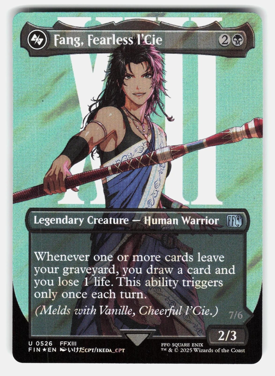 FANG, FEARLESS L'CIE (BORDERLESS) (SURGE FOIL)   MTG   IKEDA_CPT NM/M0