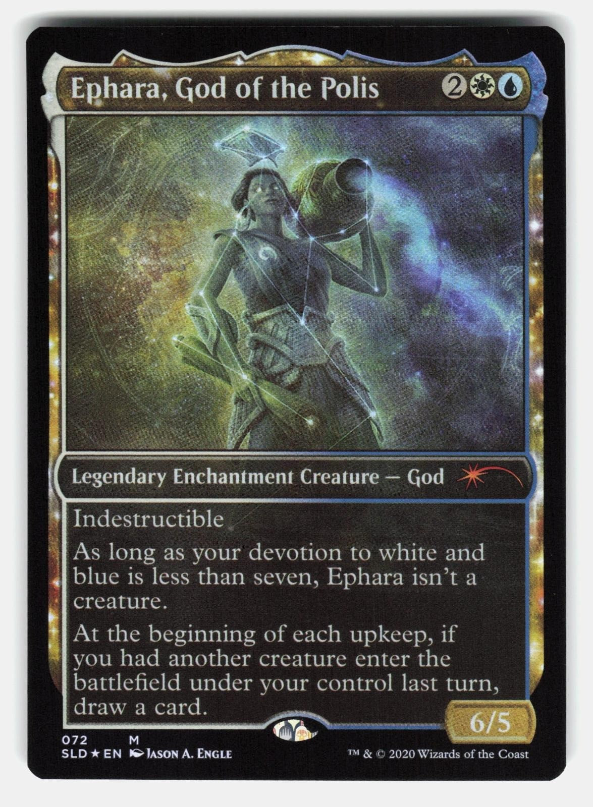 EPHARA, GOD OF THE POLIS SLD 72 FOIL   Magic: The Gathering   ENGLE NM/M0