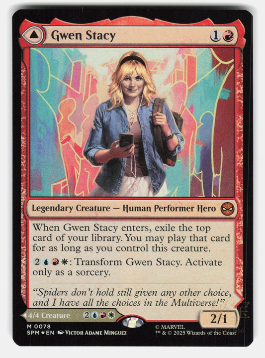 GWEN STACY FOIL   MAGIC: THE GATHERING   MINGUEZ NM/M0